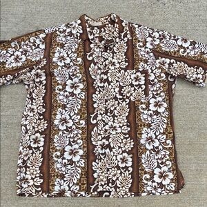 Vintage MALIHINI HAWAII Hibiscus floral